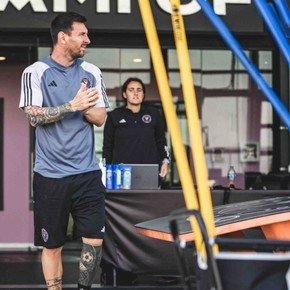 Video: la práctica solitaria de Messi en Miami y qué dijo el Tata Martino sobre su recuperación