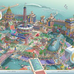 París 2024: salieron los afiches oficiales de los Juegos Olímpicos