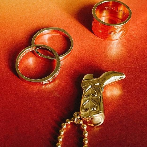 Anillos de acero inoxidable de TwoJeys