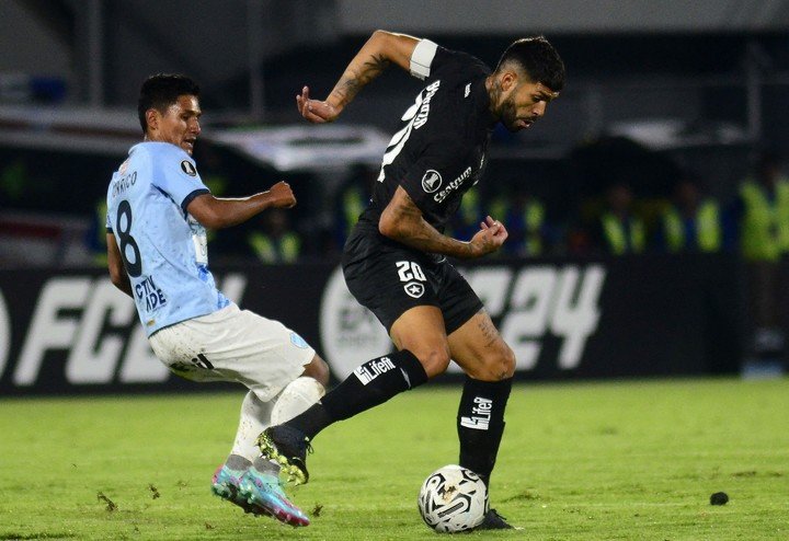 Barboza en Botafogo. AFP.