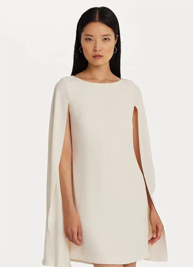 Vestido corto blanco de Ralph Lauren, 249,95 euros.