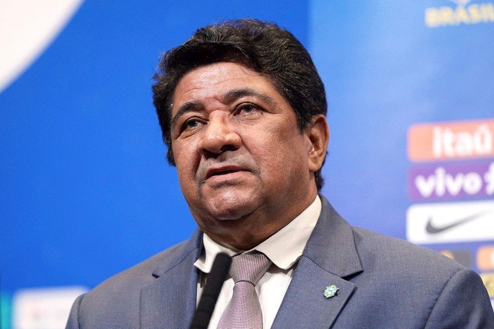 Ednaldo Rodrigue, presidente de la CBF. (AP)