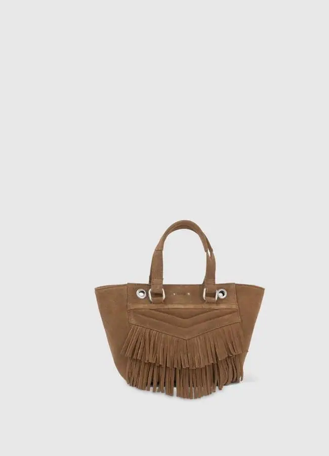 Bolso de flecos de IKKS, 106 euros.