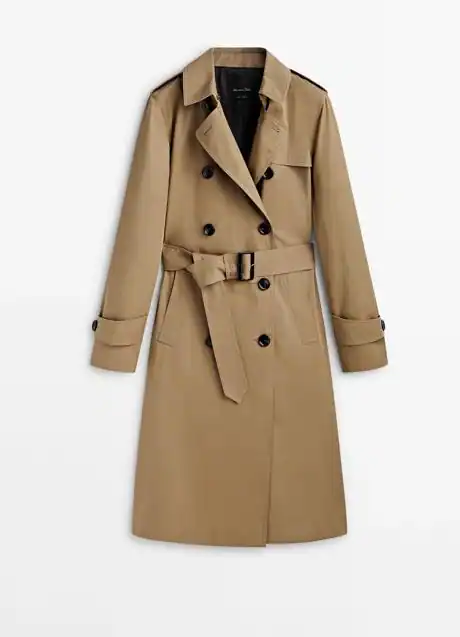 Gabardina de Massimo Dutti (169 euros)