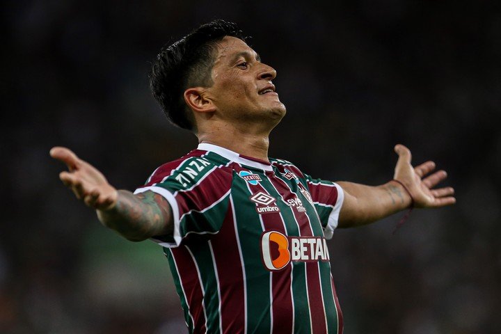 El argentino Germán Cano, goleador del conjunto Tricolor.
(foto Prensa @Cariocao)