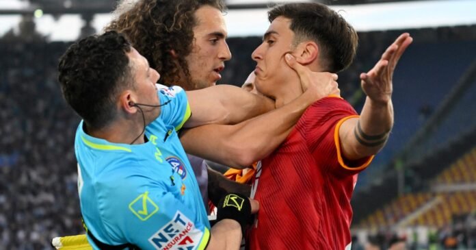 La Roma de Dybala y Paredes gana de cabeza el derbi vs