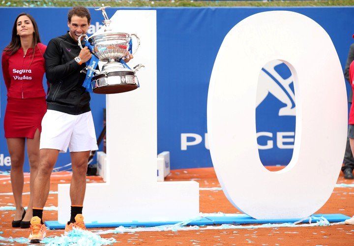 Cuando Nadal ganó el torneo en 2017.