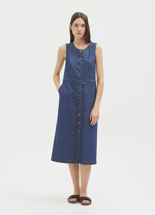 Vestido vaquero midi