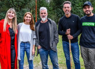 Ambiente y rock: se realizó una forestación de 1.000 árboles autóctonos en Santa María de Punilla