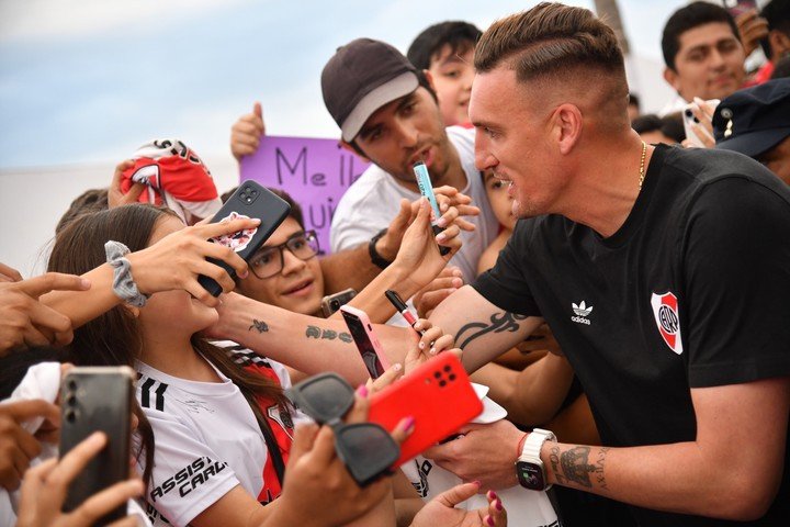 Franco Armani, uno de los más queridos por el hincha de River. (Prensa River Plate)