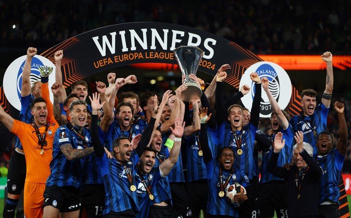 Atalanta cortó una racha negativa y se quedó con la Europa League. (REUTERS)