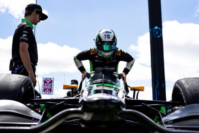 Cómo le fue a Canapino en la clasificación de hoy y horario de la carrera del IndyCar