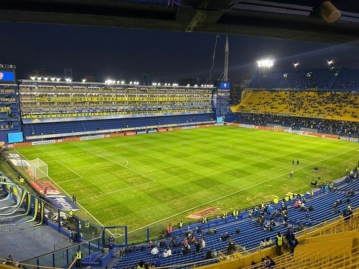 Así está la Bombonera esperando por Boca - Talleres.