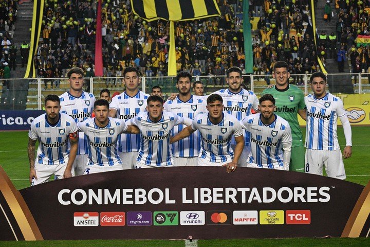 Los jugadores de Huachipato. (AFP)