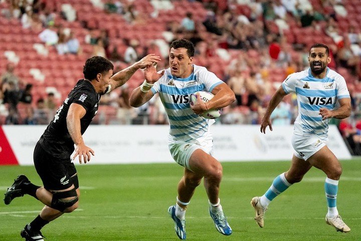 Rodrigo Isgró, una de las figuras de Los Pumas 7's.