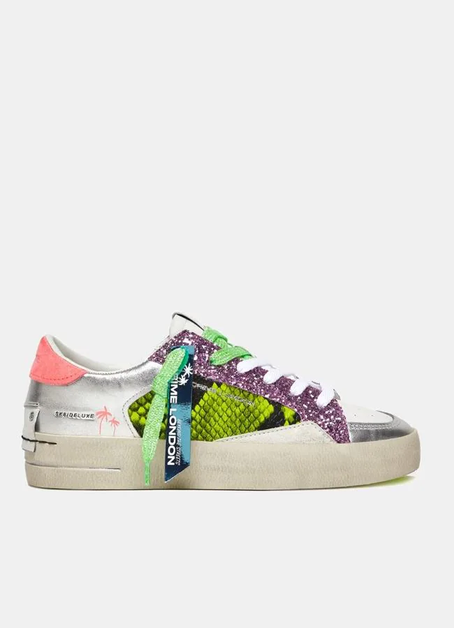 Crime London Zapatillas con glitter.