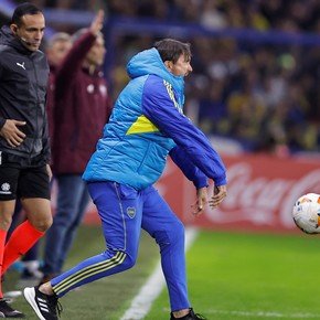 El reclamo de Diego Martínez a Lema luego del gol de Fortaleza