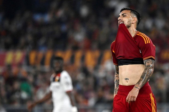 Paredes se fue expulsado en la Roma y se pierde la fecha final (EFE).