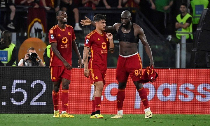 Lukaku le dio la victoria a la Roma (EFE).