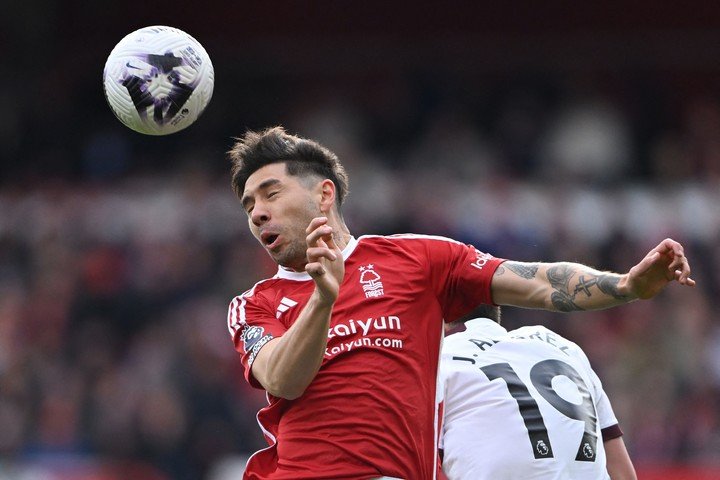 Montiel zafó con el Nottingham Forest.