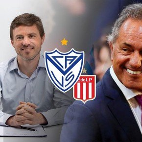 El dardo del vice de Vélez a Daniel Scioli: "Seguimos esperando el saludo"