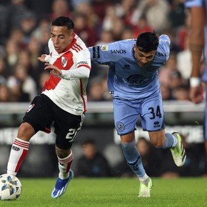 La abrumadora superioridad de River ante Belgrano en la posesión, con picos de 92-8