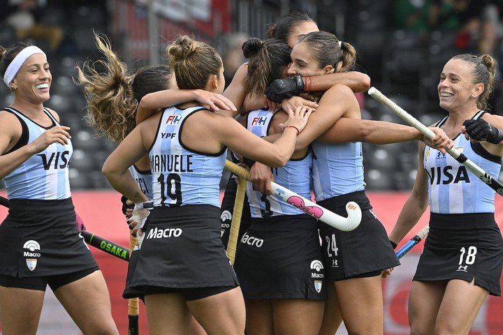 Las Leonas, una de las esperanzas argentinas para conseguir una medalla en París. (@ArgFieldHockey)