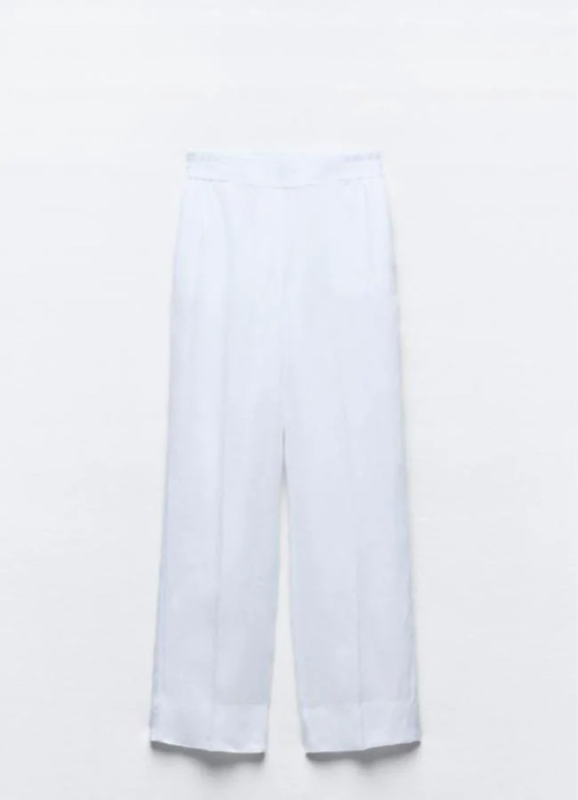 Pantalones de lino de Zara (ZARA)