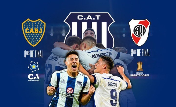 Talleres, rival de Boca y River en lo que viene en Copas.