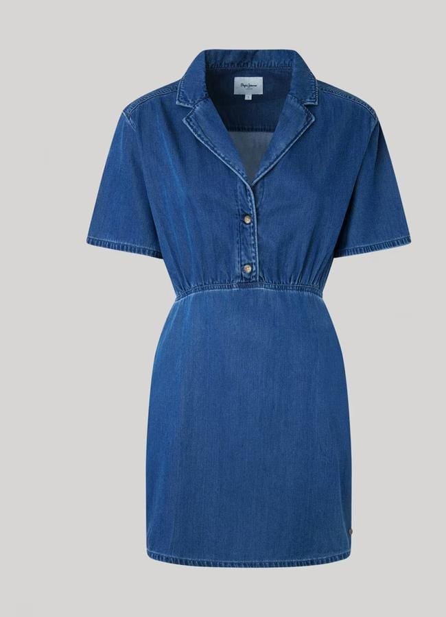 Vestido corto vaquero de Pepe Jeans.