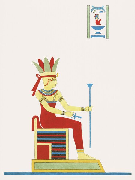 Illustration From Pantheon Egyptien By Leon Jean Joseph Dubois Digitally Enhanced By Rawpixel Com 54