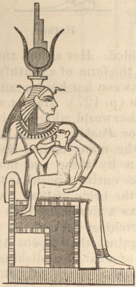 Isis And Horus 1885 Timea