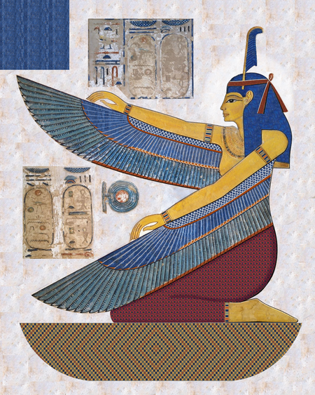 Goddess Ma At Or Maat Of Ancient Egypt Reconstructed