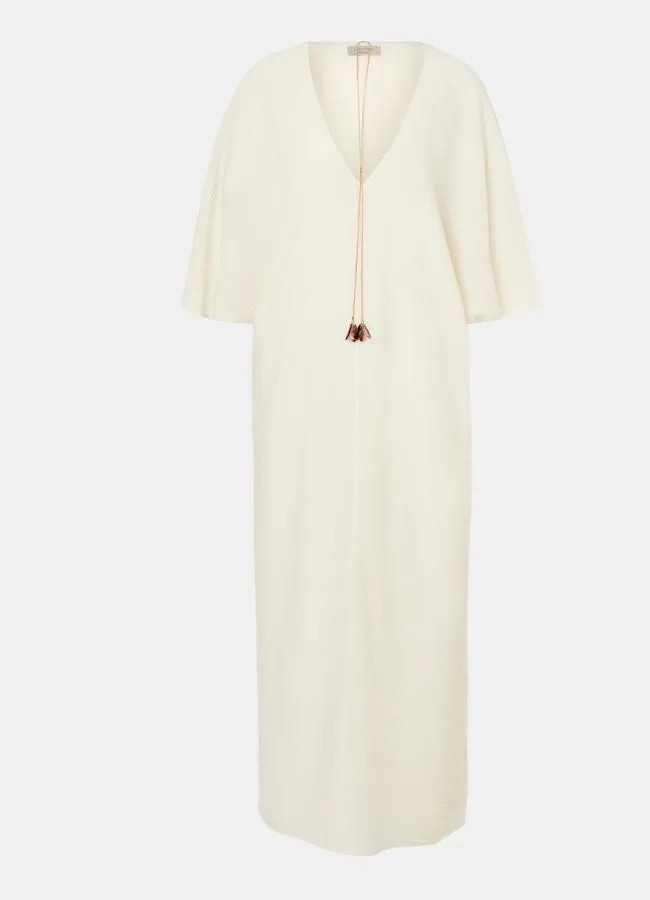 Vestido blanco de El Corte Inglés.