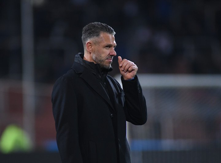 Demichelis y otra dura derrota. Foto: Ramiro Gómez.