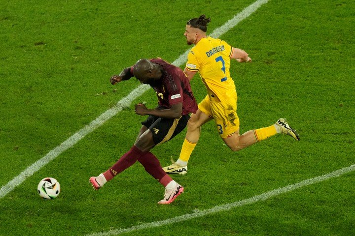 Lukaku con Bélgica en la Euro. (AP)