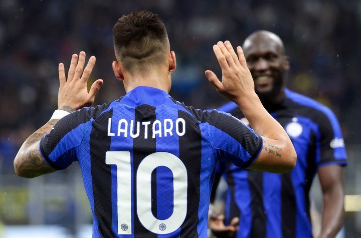 Lautaro y Lukaku en Inter. (EFE)