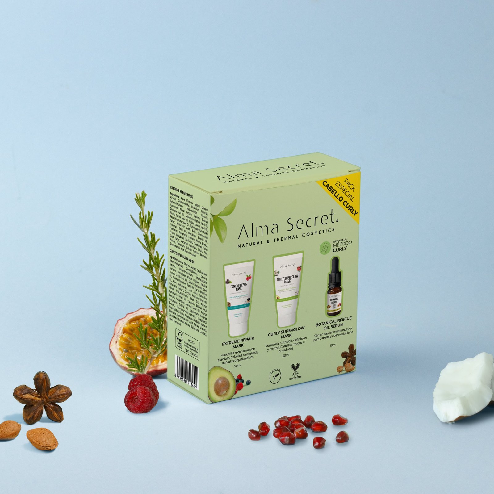 Curly & Extreme & Botanical Rescue de Alma Secret
