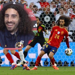 Cucurella se ríe de Alemania: "Si los árbitros dijeron que no es mano..." 
