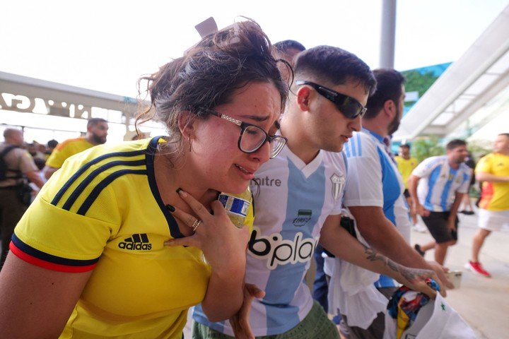 La angustia de los hinchas.