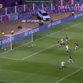 Video: el error de Altamirano en el 1-1 de San Lorenzo vs. A. Mineiro