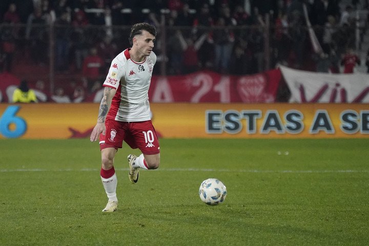 Huracán, el puntero de la Liga Profesional (Foto: Maxi Failla - Clarín).