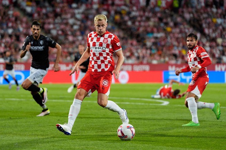 Primera victoria del Girona en la Liga de España 2024, 4 - 0 en casa ante Osasuna por la tercer fecha