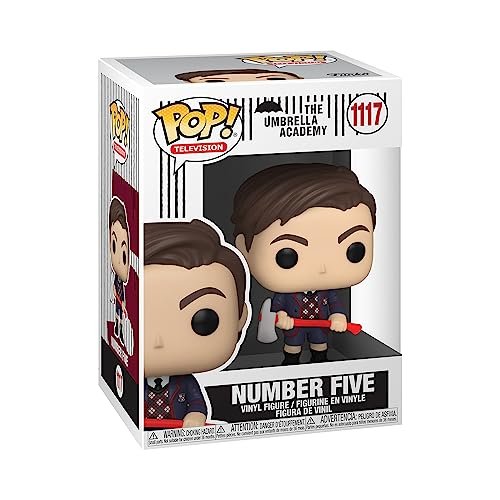 Funko Pop! TV: Umbrella Academy - Number Five 5 Vinyl - Figura de Vinilo Coleccionable - Idea de Regalo- Mercancia Oficial - Juguetes para Niños y Adultos - TV Fans - Muñeco para Coleccionistas