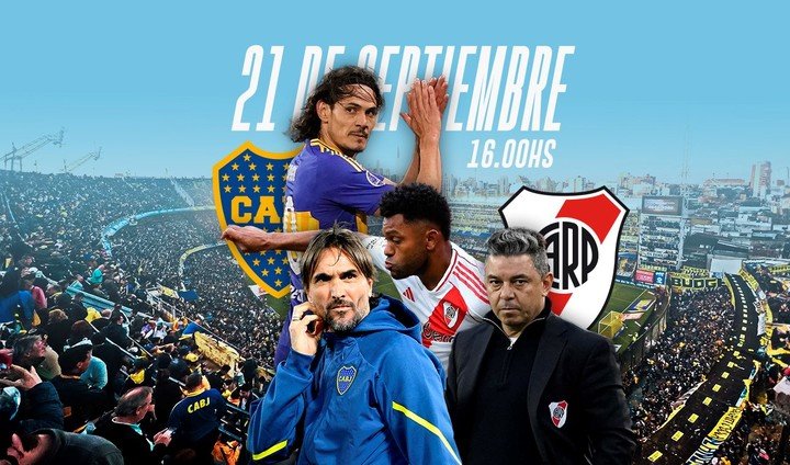 Boca - River, el próximo sábado, en la Bombonera. 