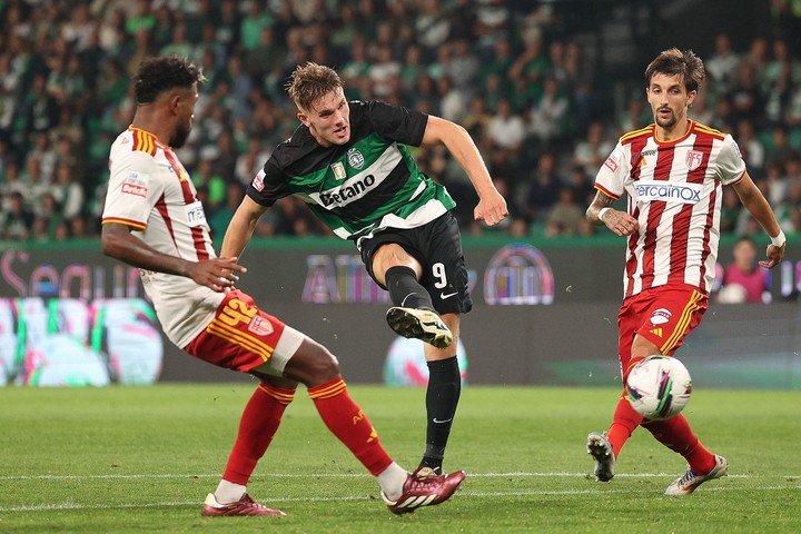 Gyokeres, el letal goleador del Sporting de Lisboa. (Foto: EFE)