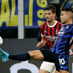 El Milan le ganó el clásico al Inter pese a la asistencia de Lautaro 