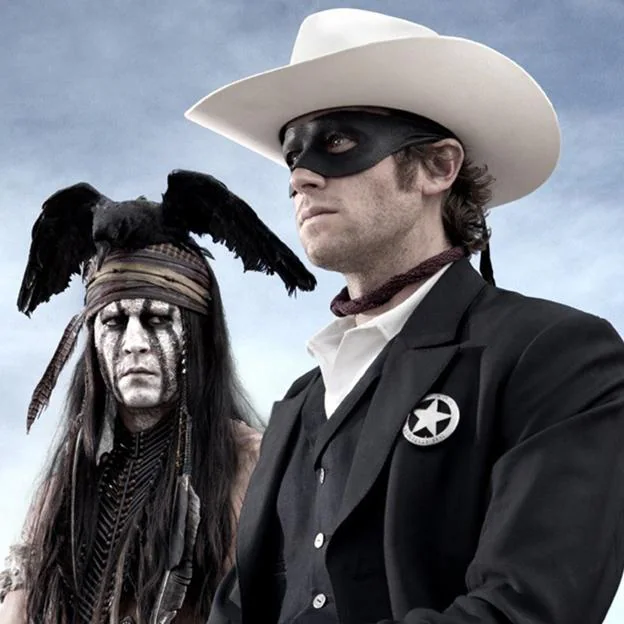 Johnny Depp y Armie Hammer en el western El llanero solitario.