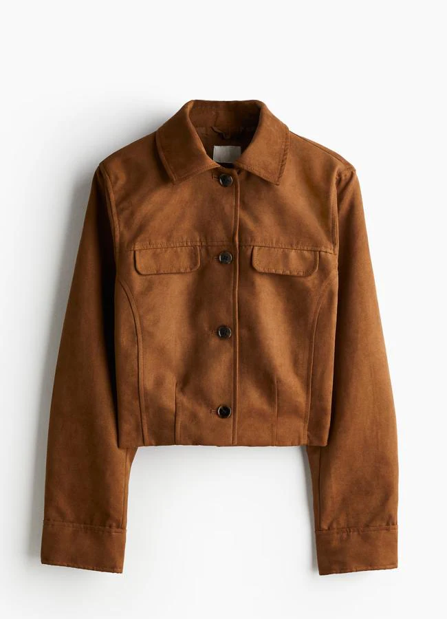 Chaqueta de ante de Massimo Dutti, 249 euros.