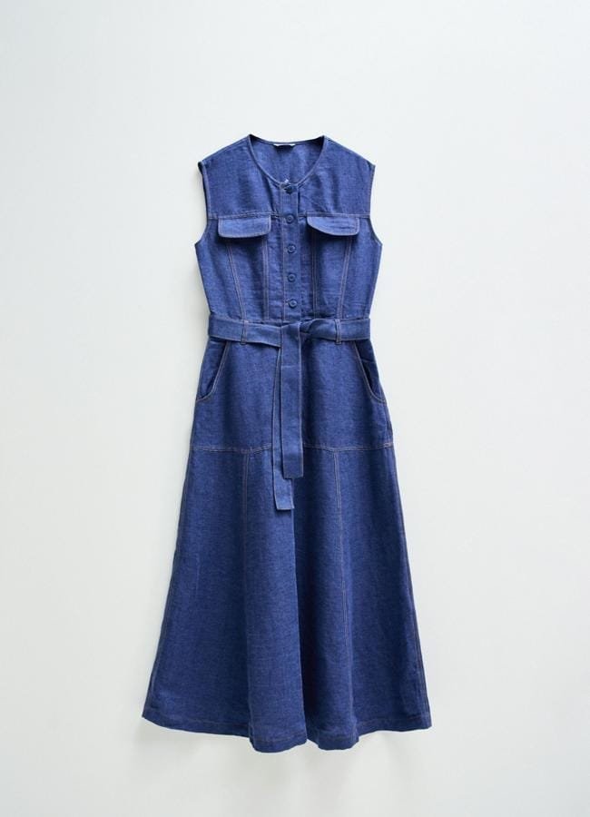 Vestido midi de Salsa Jeans, 67,97 euros.